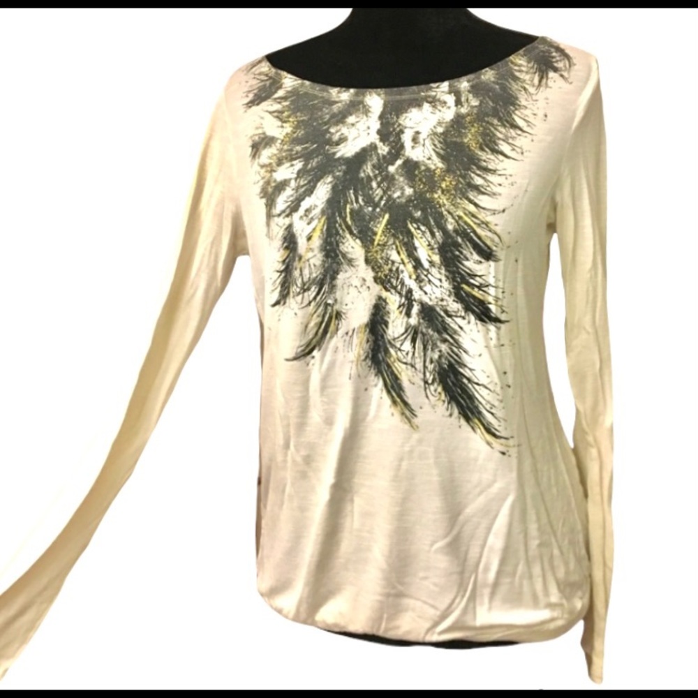 🔥Miley Cyrus Max Azria Open Back Tee◾️ SZ XL